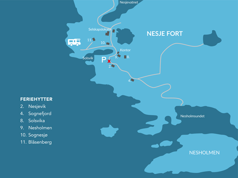 Kart - map - Neste Fort - nesjefort.no